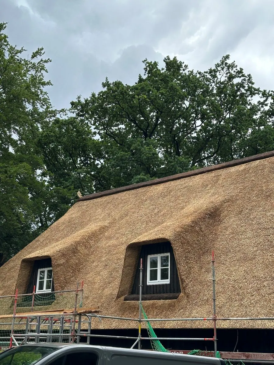 Reetdachprojekt in Oberhaverbeck – Aufnahme 1
