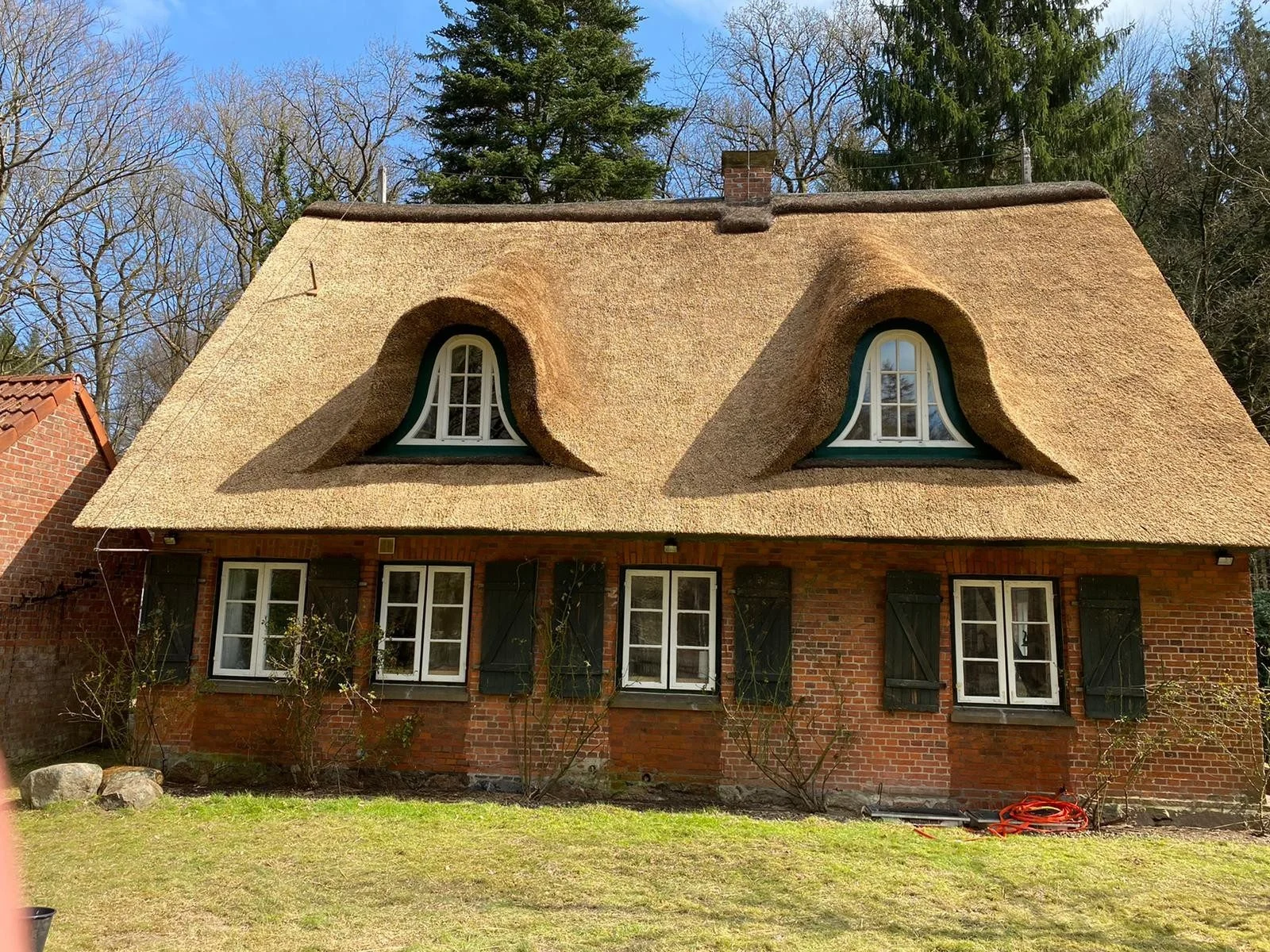 Reetdachprojekt in Sachsenwald – Aufnahme 1
